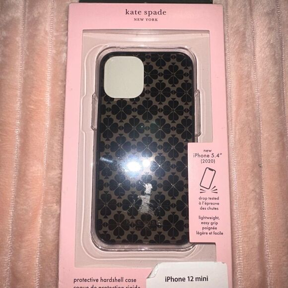 Kate Spade New York Apple iPhone Protective Case iPhone 12 Mini - Spade Flower. - Picture 1 of 3